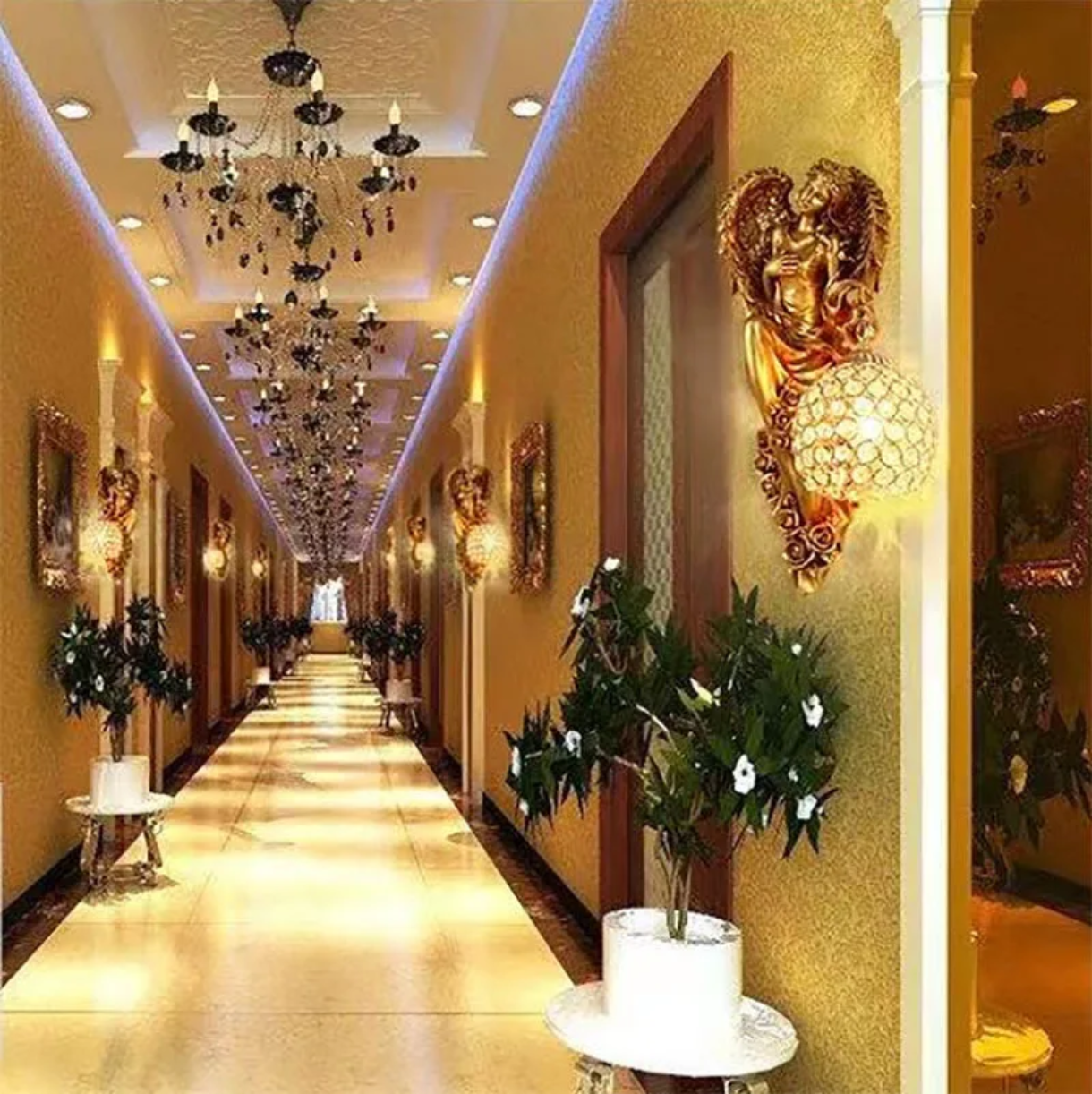 Европейски стил LED стенна лампа 20W – енергийно ефективна и стилна