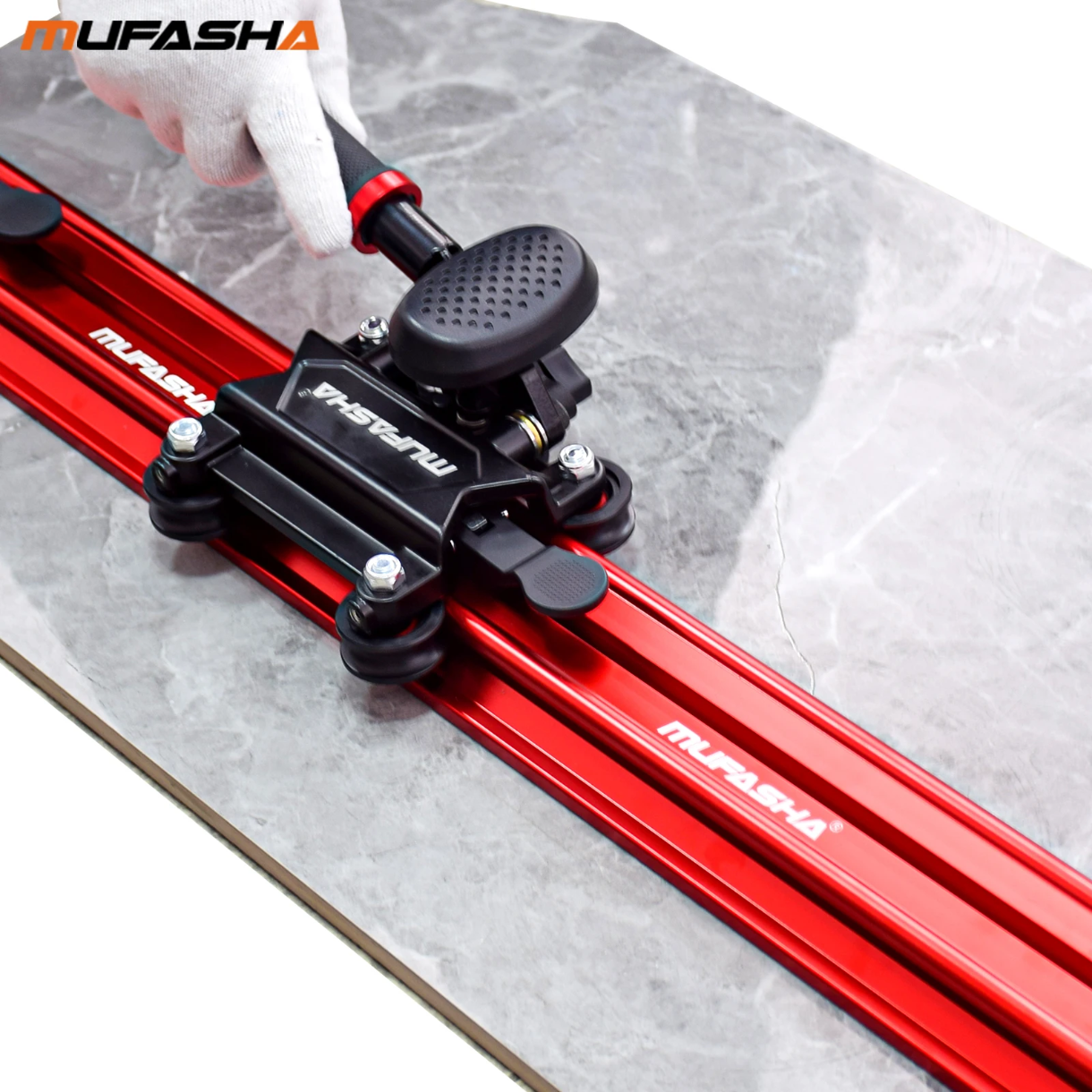 Ръчна резачка за плочки с механизъм с плъзгане на ножа за прецизни разрези