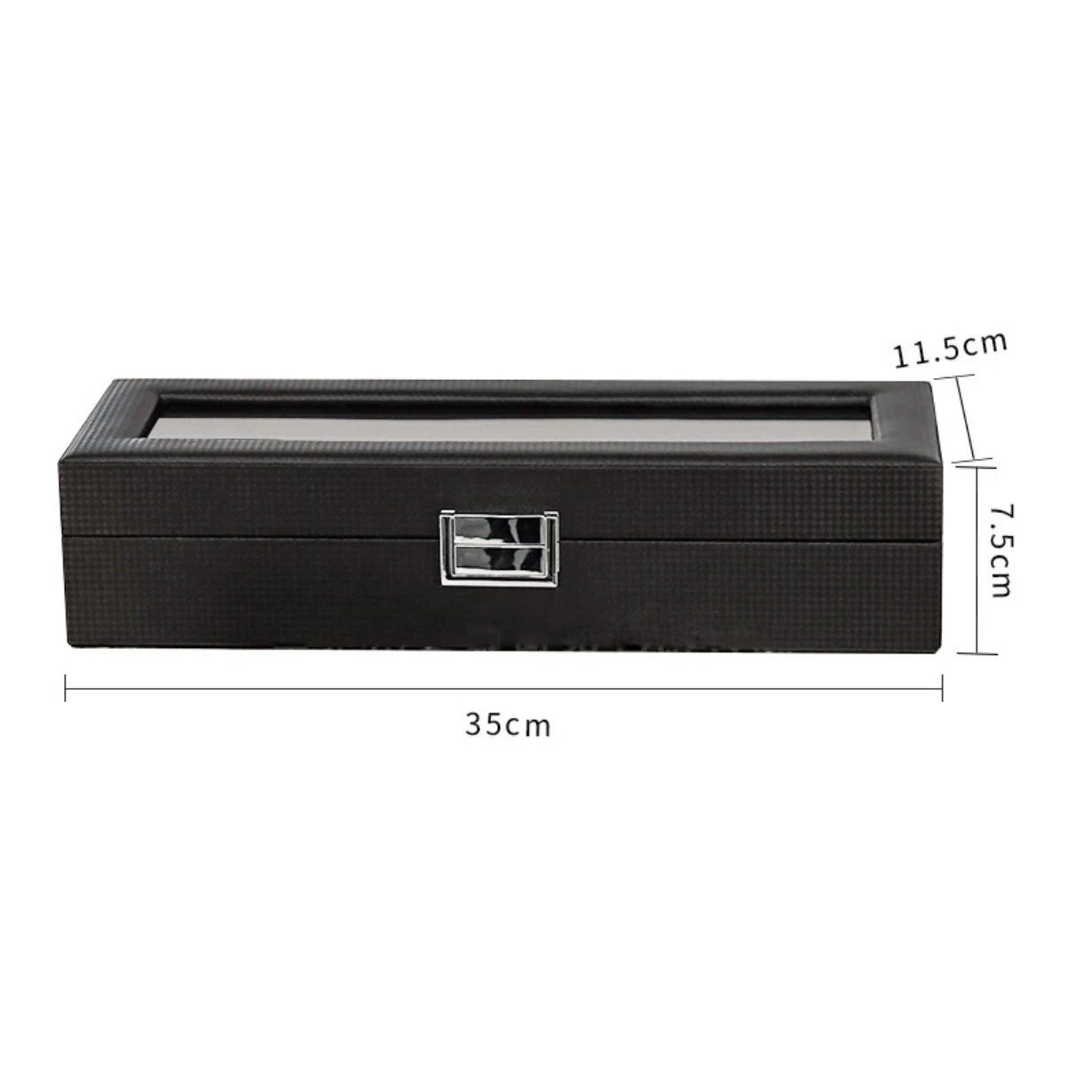 Луксозна кутия за 6 часовника от еко кожа