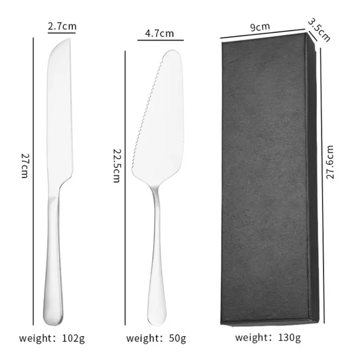 Нож и шпатула за торта – Перфектният комплект за прецизно рязане и сервиране