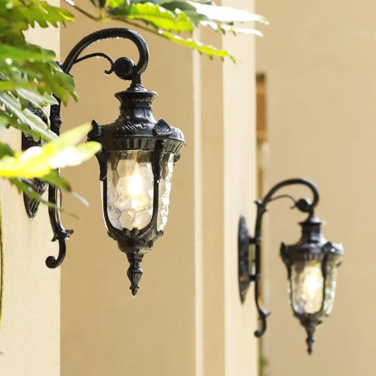 Класическа модерна водоустойчива LED стенна лампа – за вътрешно и външно осветление