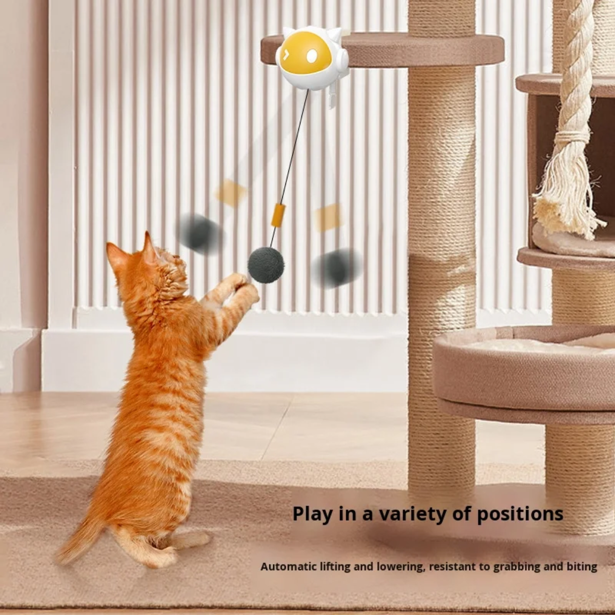 Автоматична интерактивна йо-йо играчка за котки