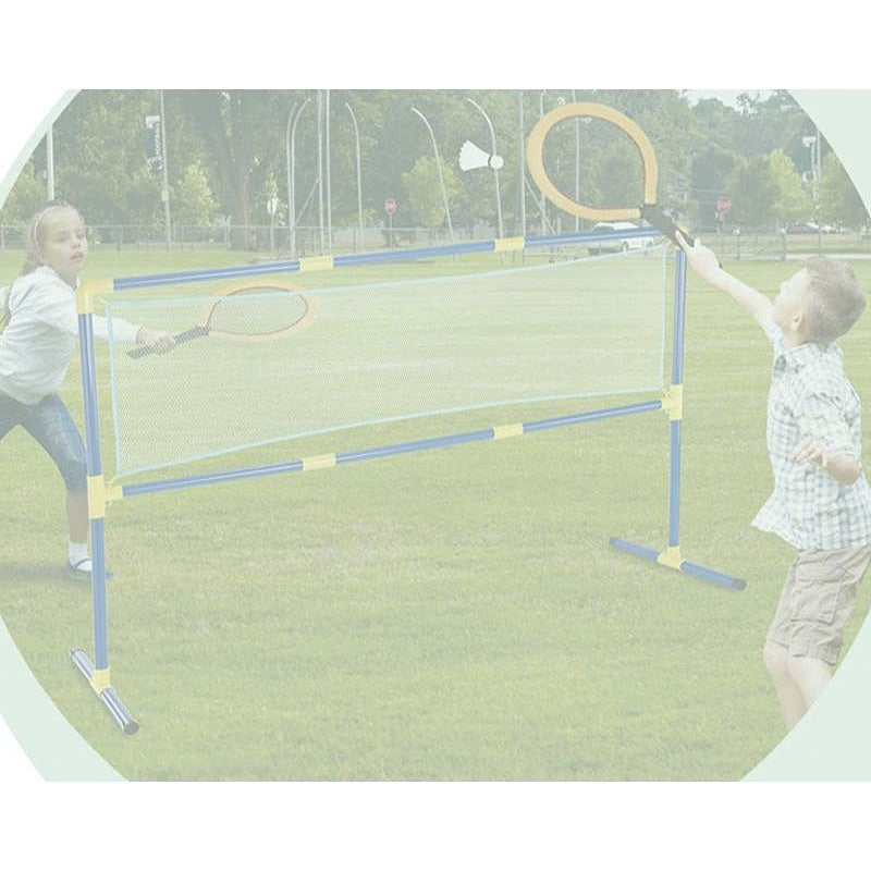 4 в 1 Детски спортен комплект с мрежа – бадминтон, тенис, фризби и Catch Ball