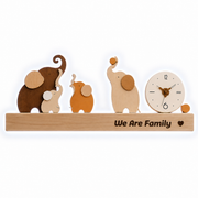 LED Декоративна картина с часовник “We Are Family”