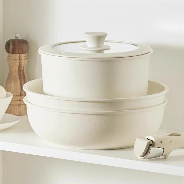 Комплект индукционни съдове за готвене