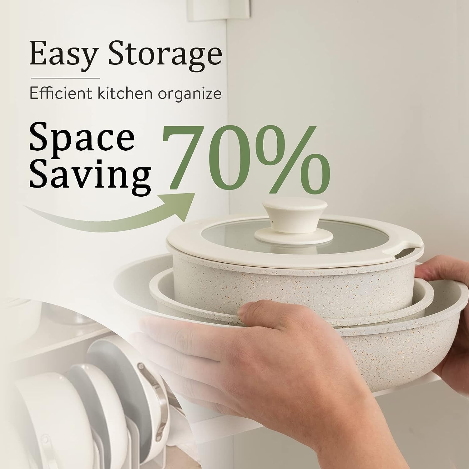 Комплект индукционни съдове за готвене