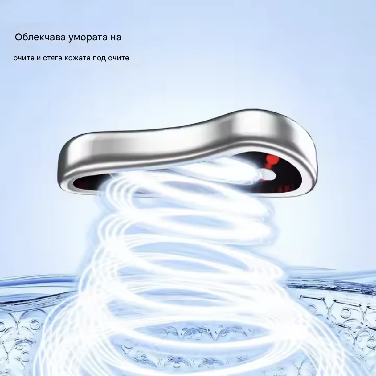 EMS уред за подмладяване на зоната около очите – против бръчки, тъмни кръгове и подпухналост