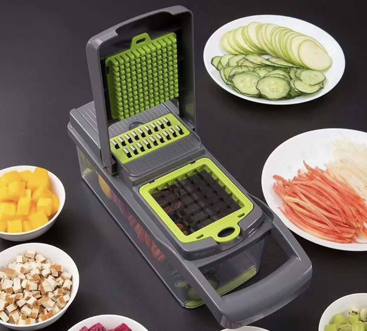 Ръчна резачка за зеленчуци 13 в 1 – мултифункционален кухненски уред за бързо и лесно готвене