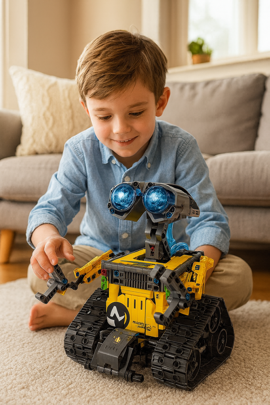 Интелигентен 4в1 програмиращ робот конструктор – 560 части