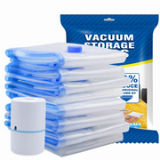 Комплект вакуумни торби за съхранение на дрехи с електрическа помпа