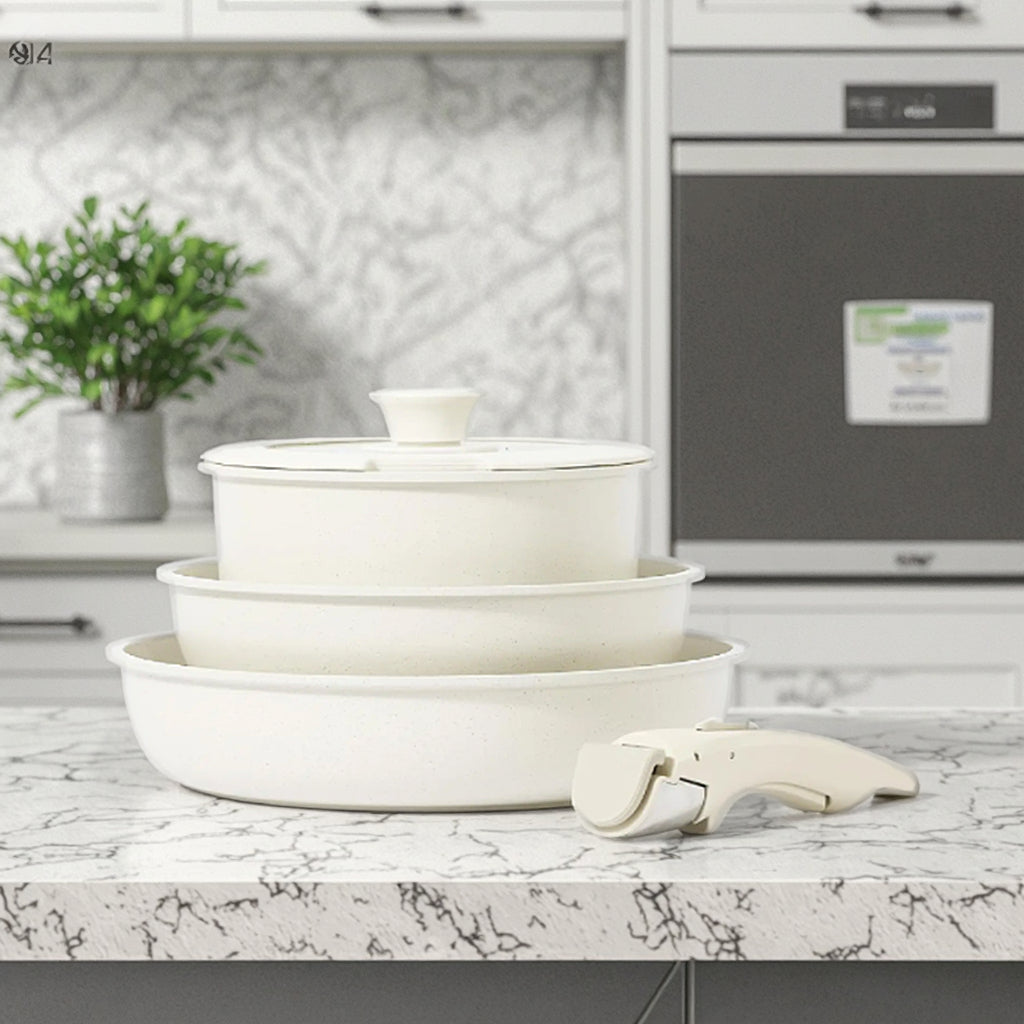 Комплект индукционни съдове за готвене