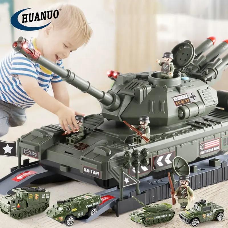 Детски военен танк 2в1
