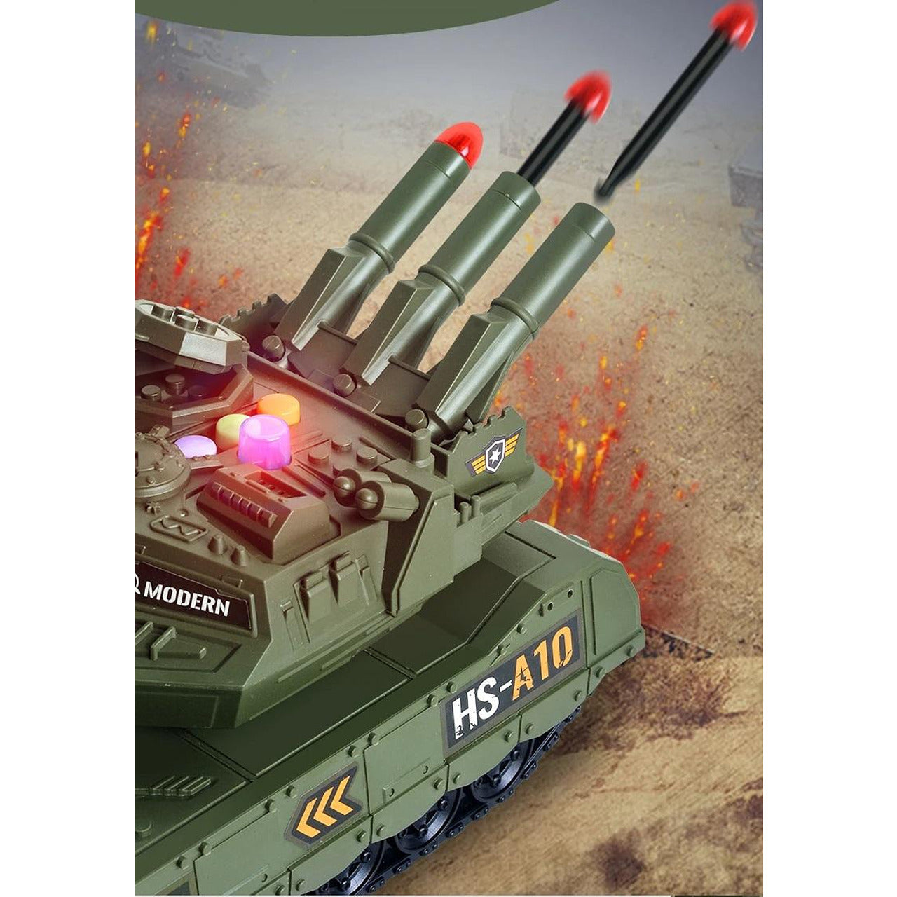 Детски военен танк 2в1