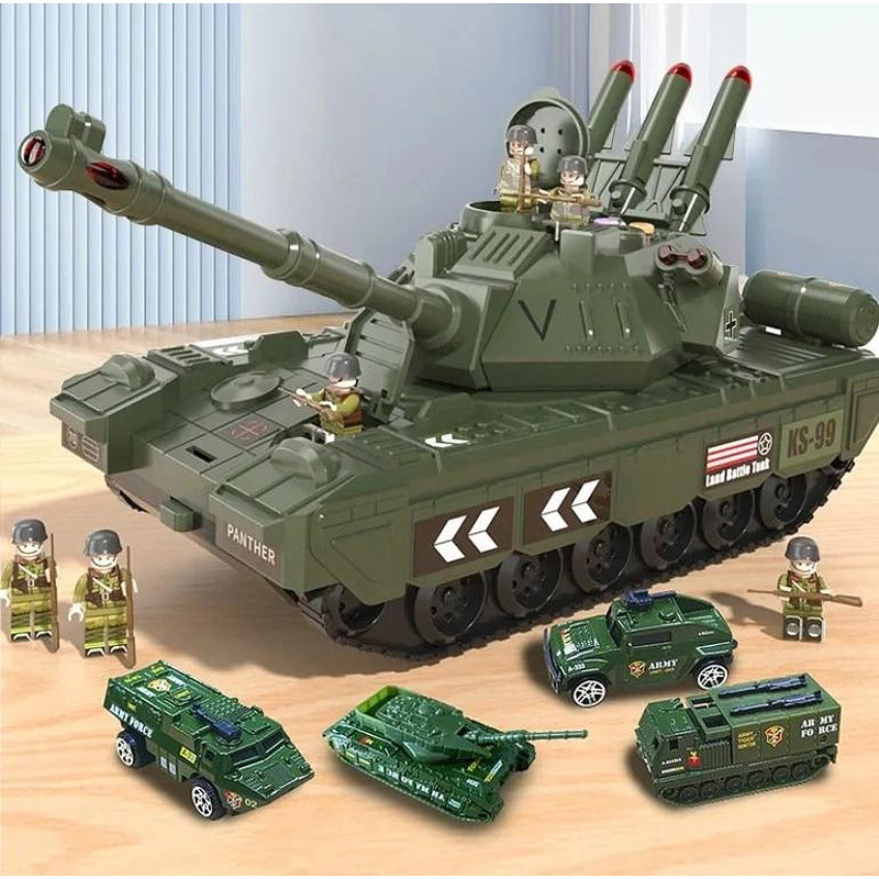 Детски военен танк 2в1