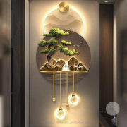 Елегантен стенен декор с LED осветление и изящен 3D дизайн