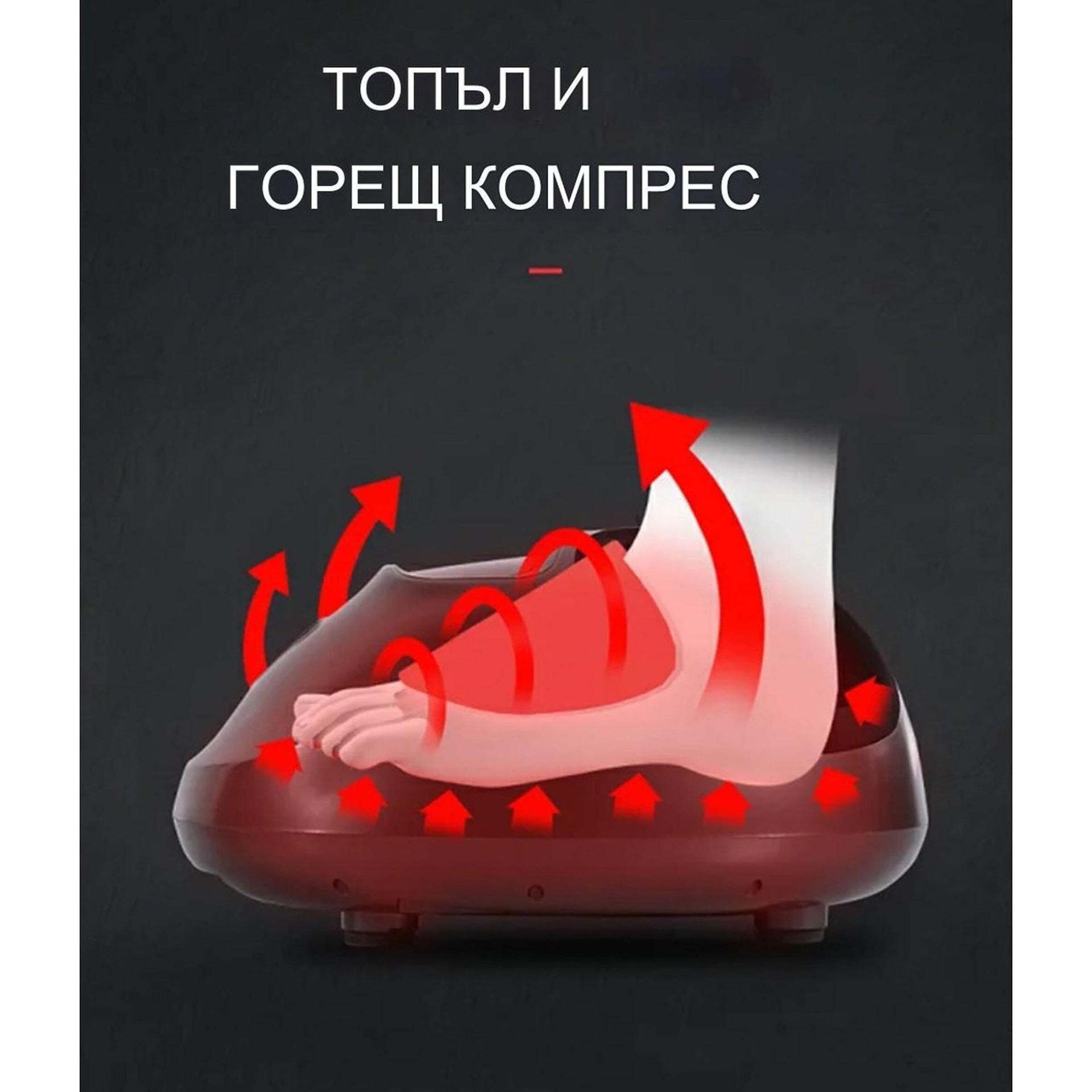 Електрически шиацу масажор за крака