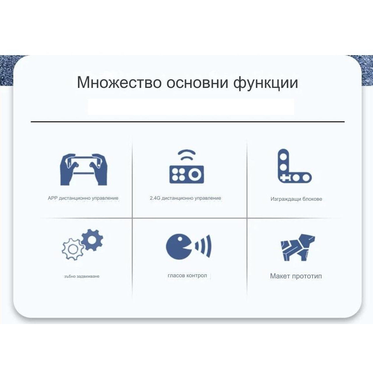 Електрическо куче робот за сглобяване - 936 части с дистаниционно управление