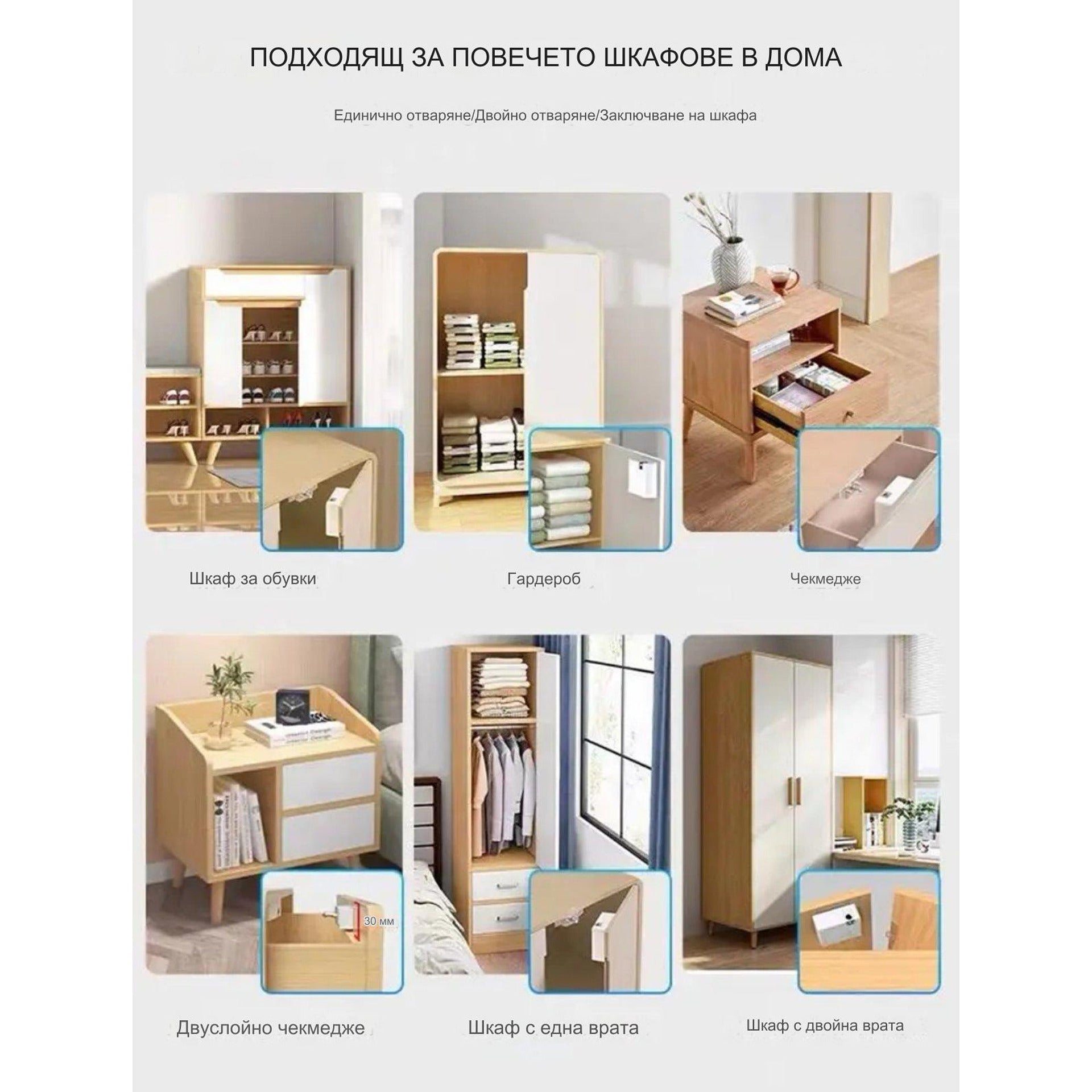 Електронна ключалка с RFID карта за шкафове