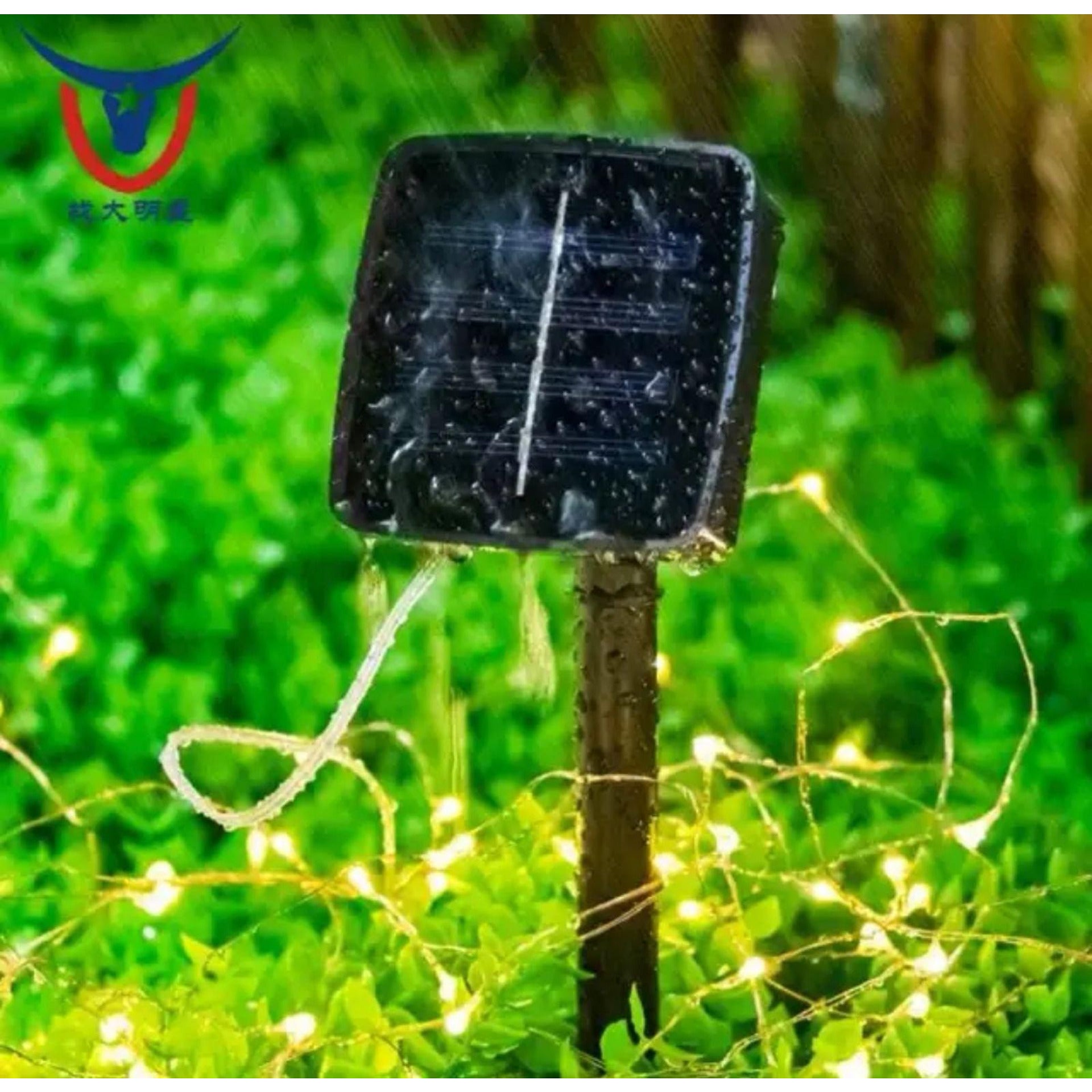 LED лампички със соларна батерия - 10м