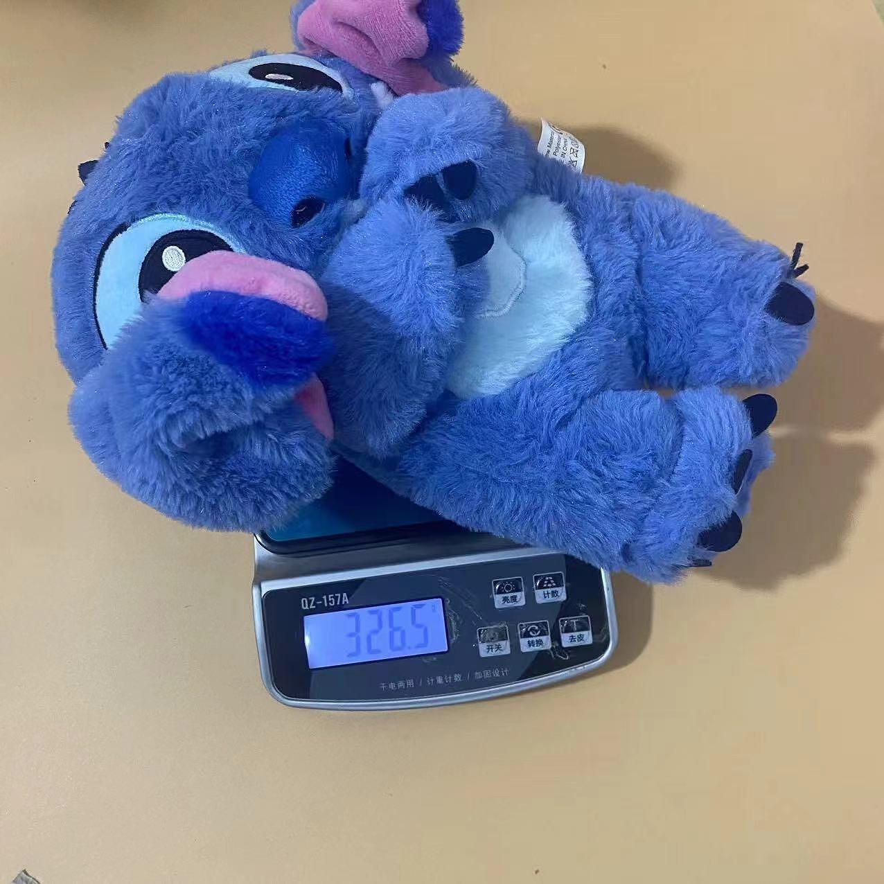 Плюшена играчка Stitch, имитираща дишане със светещо сърце – музика, движение и комфорт за бебета