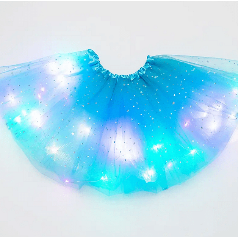 Пола с тюл и LED светлини
