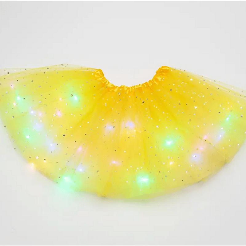 Пола с тюл и LED светлини