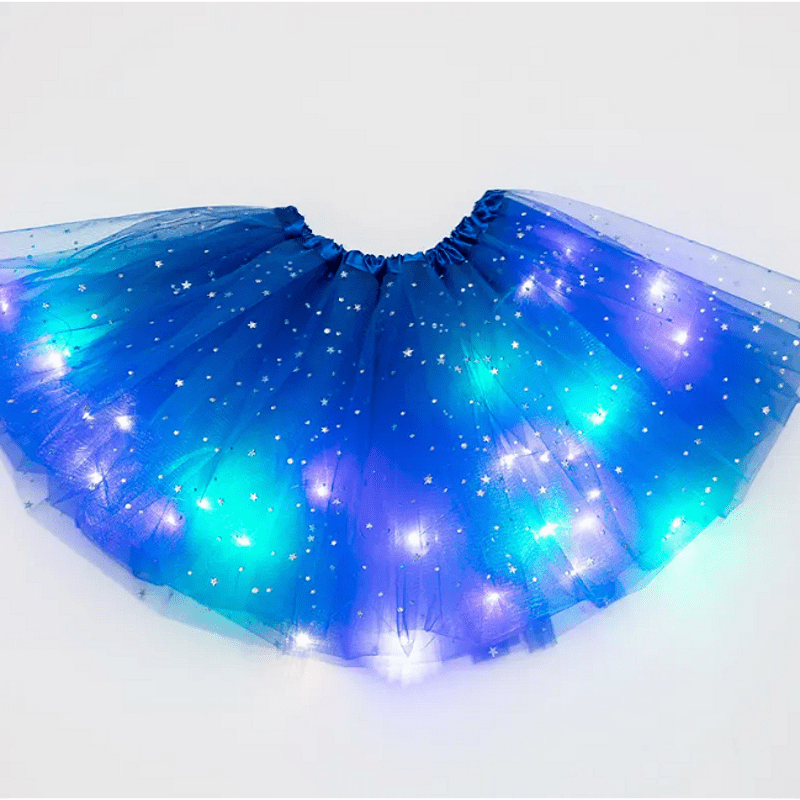 Пола с тюл и LED светлини