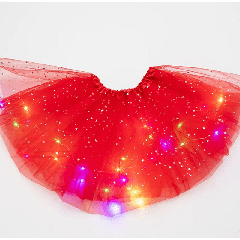 Пола с тюл и LED светлини