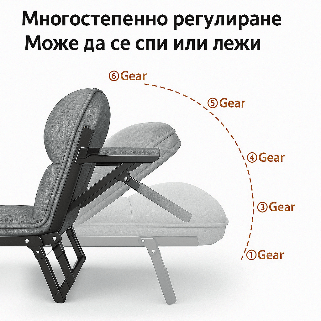Преносимо сгъваемо легло с матрак