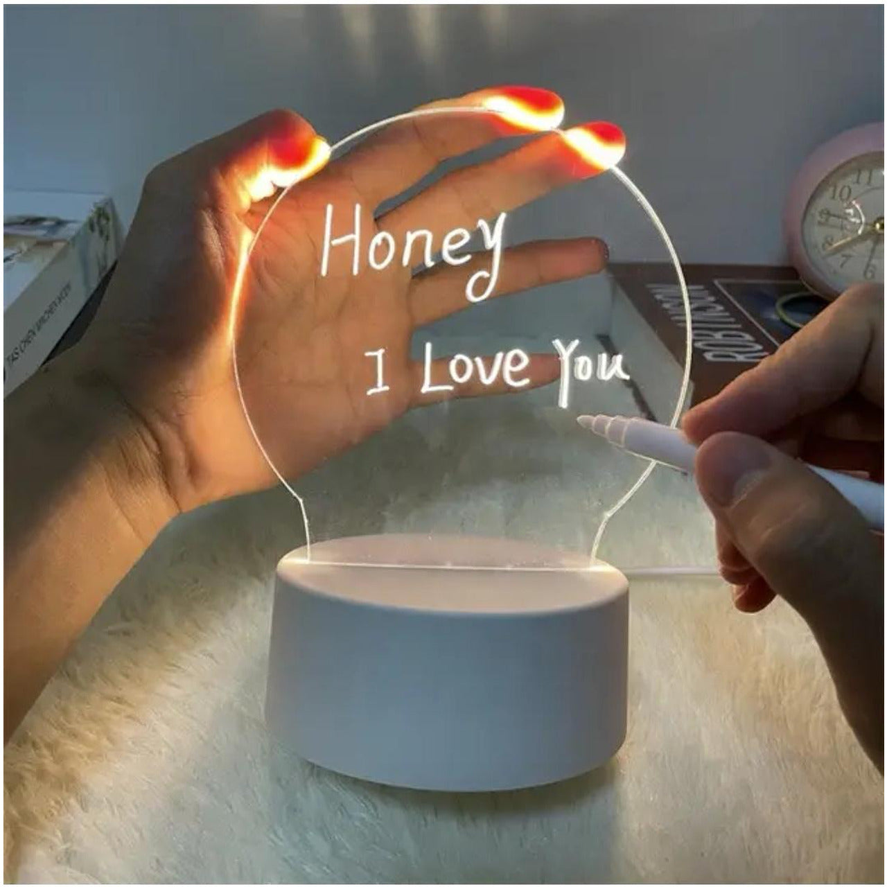 Светеща LED дъска за рисуване