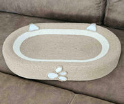 Котешко легло от сезалено въже и драскалка за нокти в едно, устойчиво на надраскване