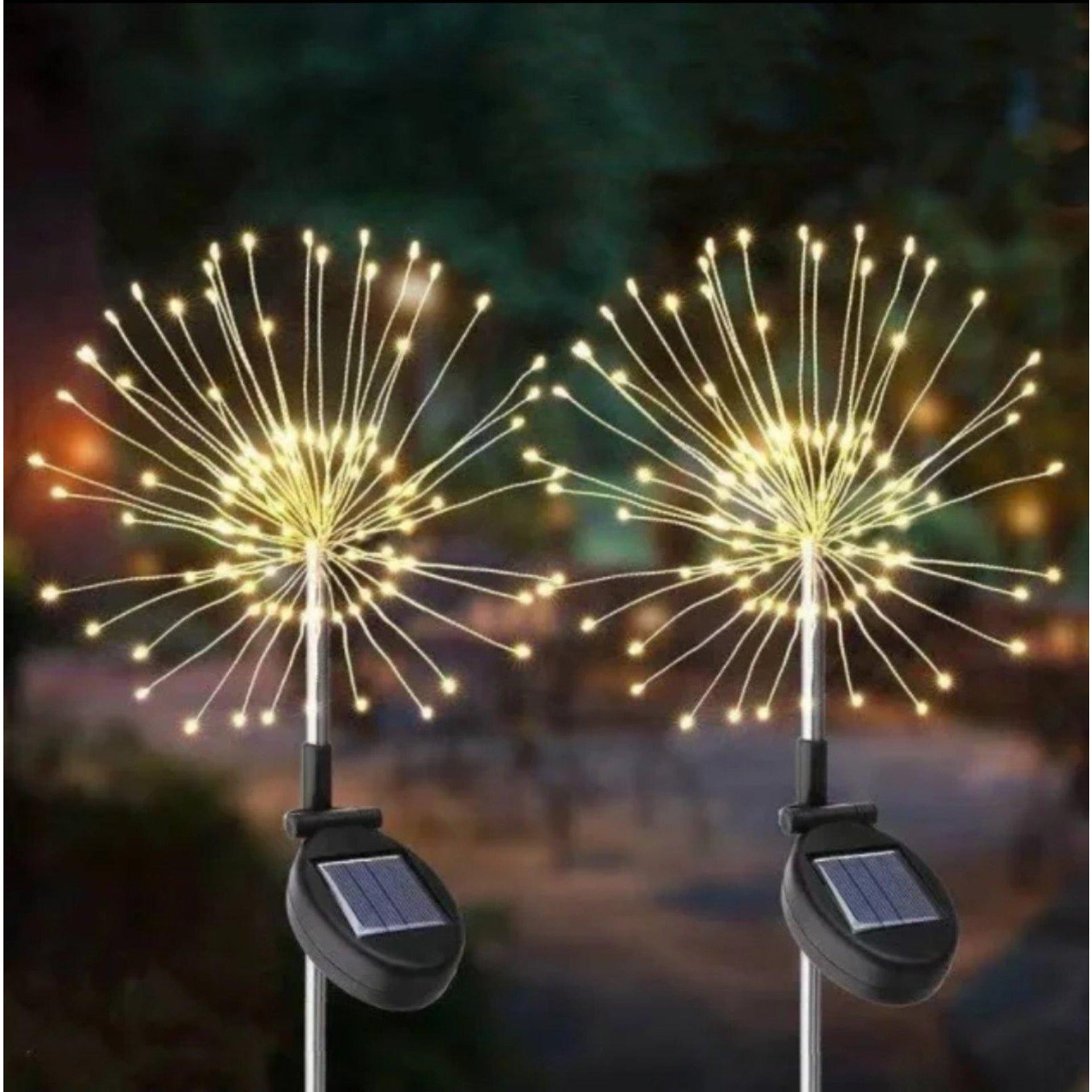 Водоустойчиви LED лампички със соларна батерия