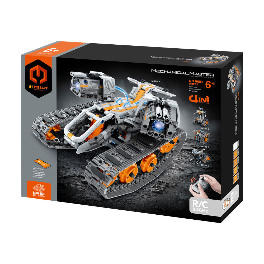 Smart 4-в-1 Робот 604 части – Образователен STEM конструктор за деца